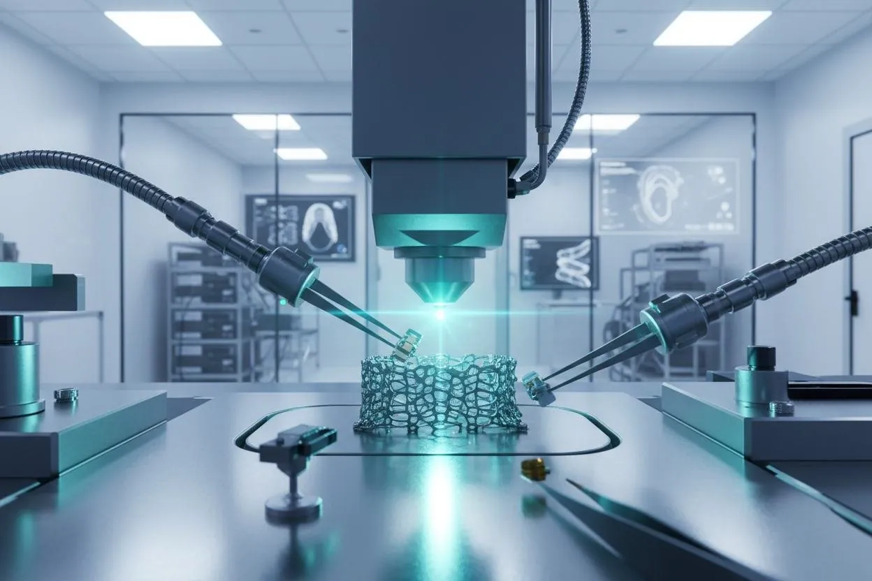 Precision machining of a surgical implant